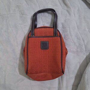 Pedro Rogado Genuine Leather Trim Small Handbag